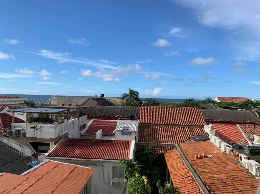 417 Apto Con Vista Panoramica De Cgna Cartagena Kültér fotó