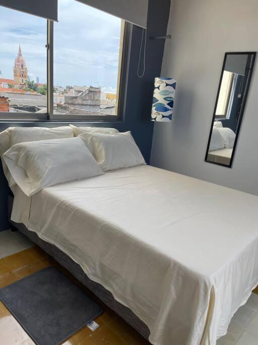 417 Apto Con Vista Panoramica De Cgna Cartagena Kültér fotó