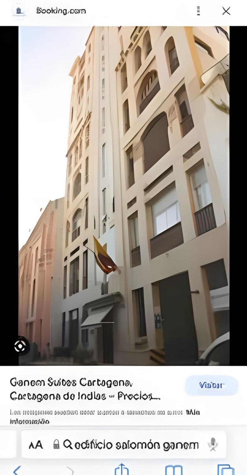 417 Apto Con Vista Panoramica De Cgna Cartagena Kültér fotó
