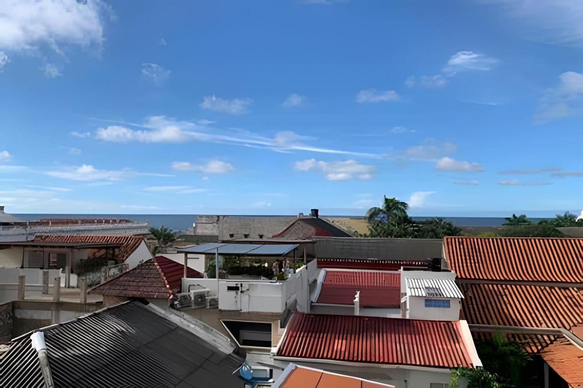 417 Apto Con Vista Panoramica De Cgna Cartagena Kültér fotó